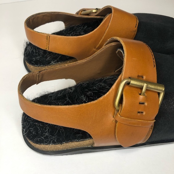 Free People Leather Seattle Slingback Clog New - Picture 4 of 8